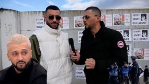 STOP BULLIZMIT / Stresi mbledh me qindra njerëz para Top Channel në mbështetje të Gjestit