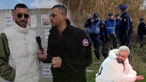 Në mbështetje të Gjestit / Stresi “rrethohet” nga forca të shumta policie përpara Top Channel