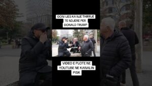 GONI IJES KA NJE THIRRJE TE NDJERE PER DONALD TRUMP #pisk #viral #fyp #usa #donaldtrump