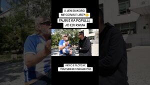 FAJIN E KA POPULLI, JO EDI RAMA…A JENI DAKORD ME GONIN E IJES?!🤔  #pisk #edirama #shorts #viral